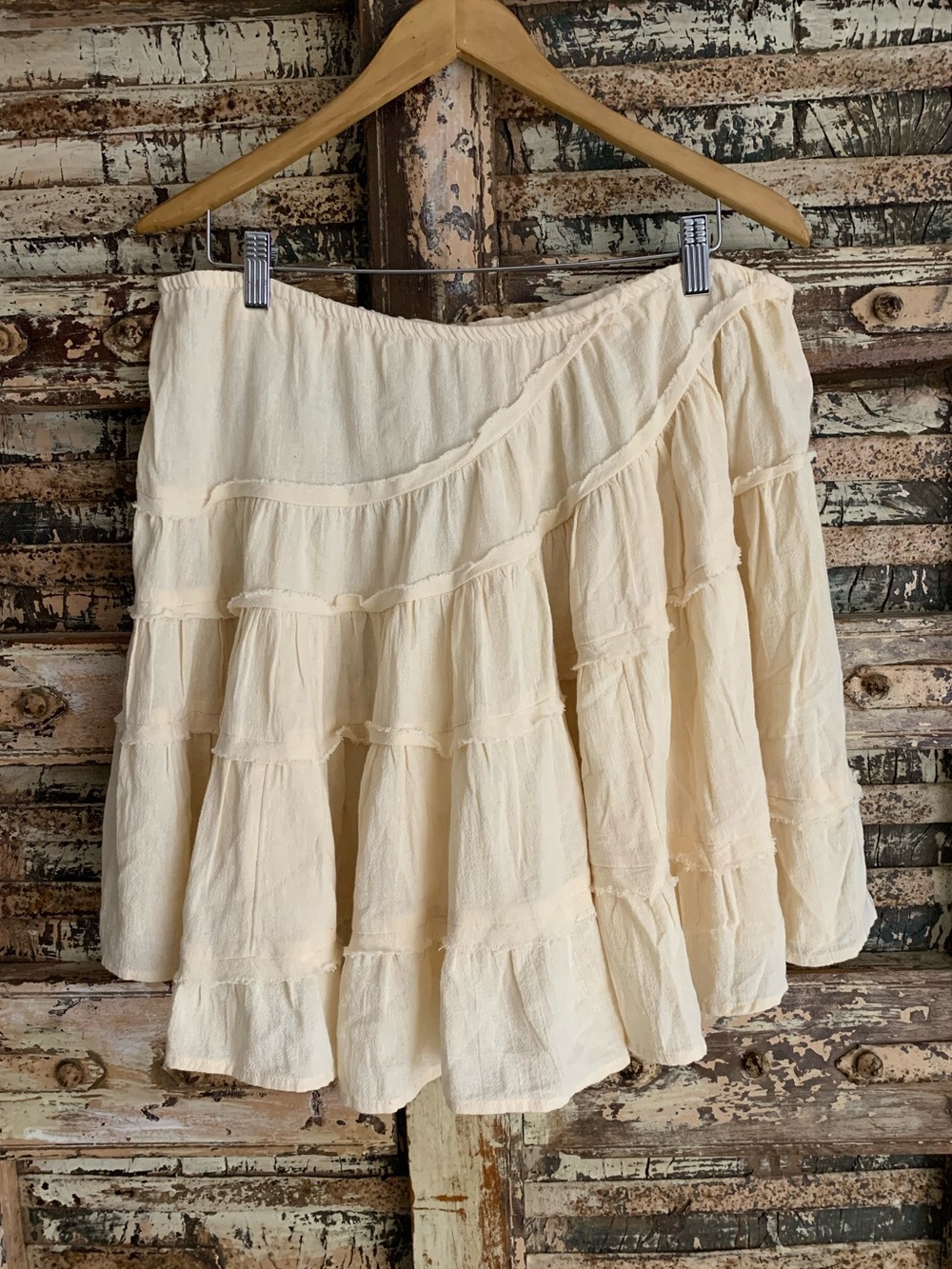 Free People Free-est Cha Cha Convertible Tiered Mini Skirt Strapless Tube Top XL